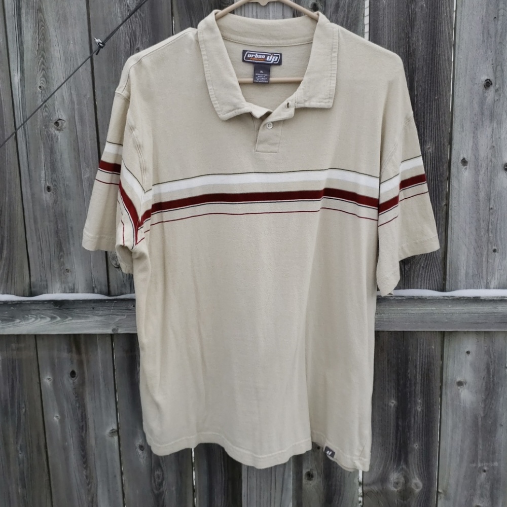 Khaki Polo Shirt by Urban Pipeline
